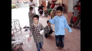 HRDC CHildren enjoy a song and dance session.MPG