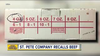 Raw ground beef products sold in Florida recalled due to possible E. Coli contamination