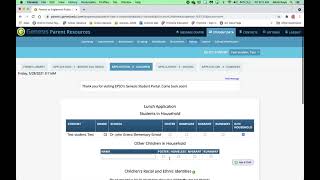 Lunch Application Via Forms on Genesis