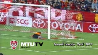 MTUTD.TV Teerasil dangda Goal \u0026 Skills 2013