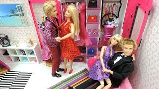two barbie ken bedroom morning