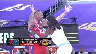 Dwight Howard Gets Ejected After Altercation with Montrezl Harrell