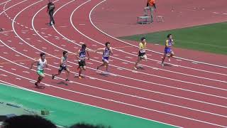 名古屋地区クラス別陸上競技大会　男子Bclass100ｍ　予選第8組　2019/04/06