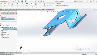 Sheet Metal Analysis in SolidWorks (shell element definition) | Step-by-step Simulation Tutorial
