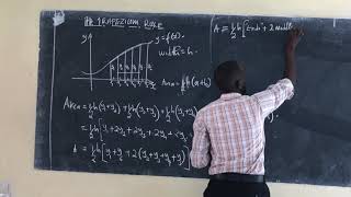 Trapezium Rule- Deriving the formula, with a worked up example.