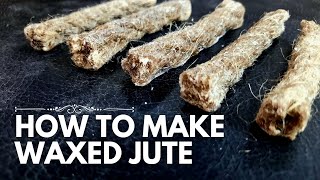 How to Make Waxed Jute in Your Kitchen for a Fire Kit