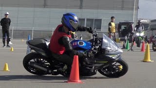 2023年12月10日 TRY GYMKHANA CUP Rd4 A21 トリプルR選手 Ninja400 H1