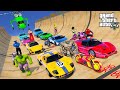 GTA V Amazing Big Super Cars Transformed into Small RC Cars Crazy Race With Spiderman, Hulk & Batman