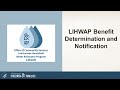 LIHWAP Benefit Determination and Notification