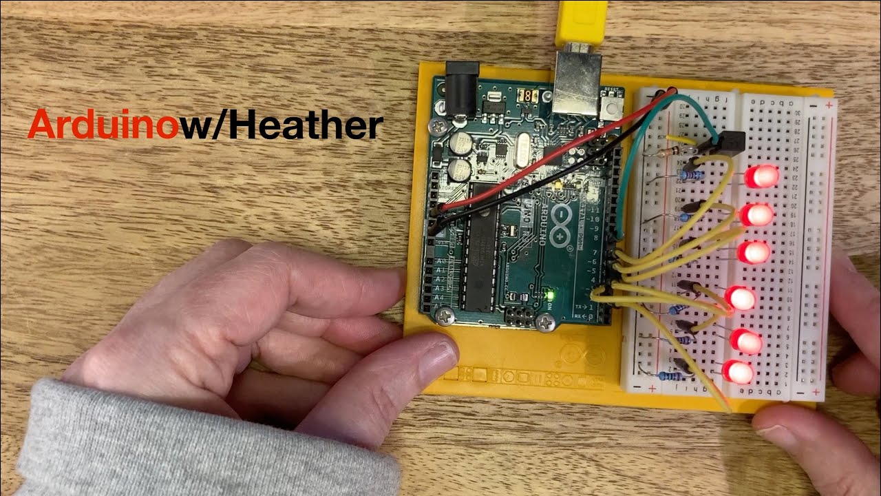 Arduino W Heather Starter Kit Project 08 Digital Hourglass Youtube