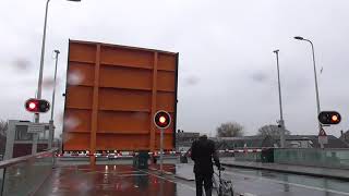 Brugopening Koningin Julianabrug Alphen a/d Rijn Basculebrug/ Drawbridge/ Pont Basculant/ Zugbrücke