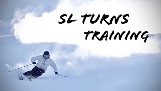 【SL turns】新しい感覚を追い求めて… ショートターン|training day