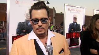 Black Mass: Johnny Depp Boston Red Carpet Movie Premiere Interview | ScreenSlam
