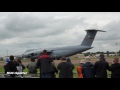 lockheed c 5b galaxy us air force departure on monday riat 2012 airshow