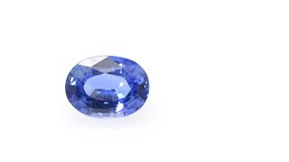 2.5 CT oval royal blue sapphire fine quality SKU 6011