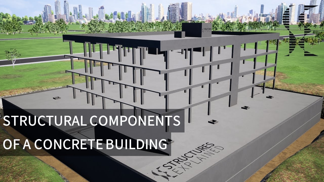 Structural Components Of A Reinforced Concrete Building - YouTube