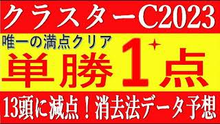 クラスターカップ2023（盛岡競馬）⚠️13頭に減点！消去法データ予想