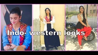 ALIA BHAT INSPIRED| INDO-WESTERN LOOKS :D