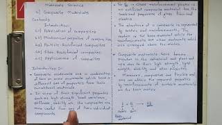 Lecture 1 Composite Materials Introduction