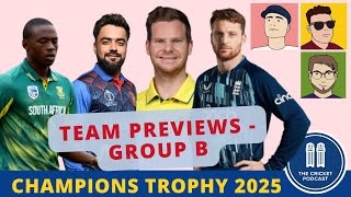 Champions Trophy 2025 Group B Preview - The Group of Death?