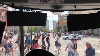 Toronto - 510 Spadina Streetcar timelapse (Spadina Station to Queens Quay)