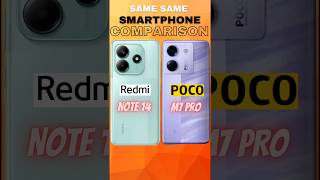 Poco M7 Pro 5g vs Redmi Note 14 5g | Same same But Different 🤯 #shorts #smartphone