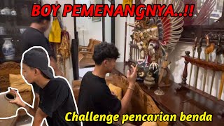 BOY PEMENANGNYA..!! CHALLENGE PENCARIAN BENDA