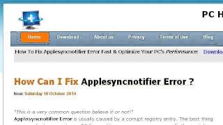 How-To Get Rid Of Applesyncnotifier
