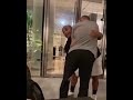 Khamzat Chimaev wrestling with Daniel Cormier