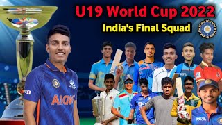 U19 World Cup 2022 - India 17 Members Final Squad |