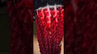 Peekaboo Color on Locs | Peekaboo Highlights Tutorial