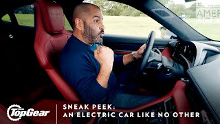 Top Gear Sneak Peek: An Electric Car Like No Other 🏎️ Porsche Tycan Turbo | BBC America