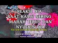 REAKSI DIA SAAT KAMU SERING MARAH DAN NYUEKIN DIA #tarot #tarotreading #love