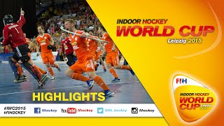 Germany vs Netherlands - Highlights Men's Indoor Hockey World Cup 2015 Germany Semi-Final