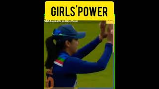 India VS England Cricket Match Girls Power 💪🏏 #cricketlover #favsport 🏆💪