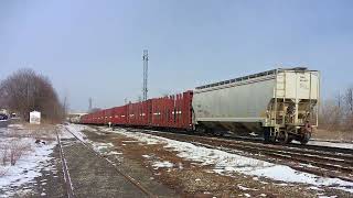 CN 422 Through Merritton on A March Morning.