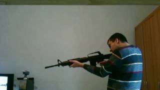 M16 Assault Rifle Muzzle flash test with adobe after effects