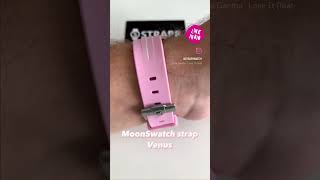 Omega x Swatch MoonSwatch strap for Mission to Venus ⌚️ #moonswatch #strap #moonswatchvenus