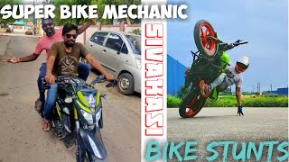 Exclusive Interview with Super Bike Mechanic Mani  \u0026 Bike Stunts || Sivakasi || Missile Tour Gang