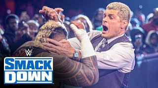 Cody Rhodes helps LA Knight repel Bloodline post-match attack: SmackDown highlights: Nov. 17, 2023