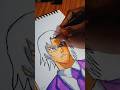 drawing Ryuken ishda from Bleach art of Biswajit