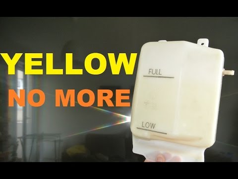 How to clean, restore, whiten your coolant overflow tank How to clean, restore, whiten your coolant overflow tank