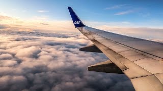 SAS Boeing 737-700 GOLDEN HOUR TAKEOFF from Stockholm Arlanda Airport (ARN)