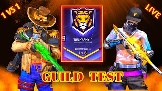 🛑LIVE GUILD TEST 1VS2 / FF LIVE | GUILD TEST LIVE / FREE FIRE LIVE |🥵😺 #gyangaming #freefirelive