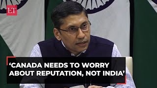 Canada needs to worry about international reputation, not India: MEA on diplomatic spat