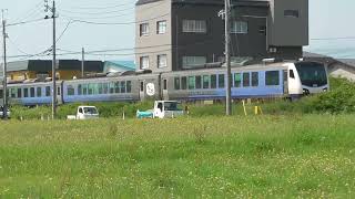 JR五能線　リゾートしらかみ2号 秋田行き【HB-E300系 青池編成・8522D】　2022.07.26