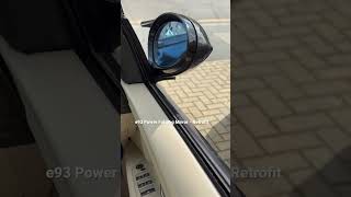 BMW e93 Power Folding Mirror - Retrofit. No manual switch, just by key