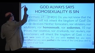 Q\u0026A-38  WHAT IS THE NEW TESTAMENT DOCTRINE THAT HOMOSEXUALITY IS A SIN?