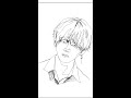 BTS Character sketched using Python Turtle Library 😎 😎 || Infinite Coder #shorts #infinitecoder