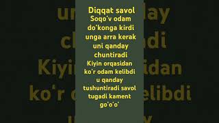 Diqqat savol